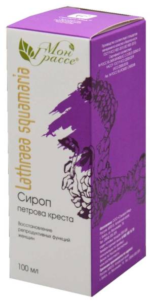 Изображение товара Сироп МонГрассе Петров крест репродуктивное восстановление Сашера-Мед 100мл Сироп МонГрассе Петров крест репродуктивное восстановление Сашера-Мед 100мл фотография