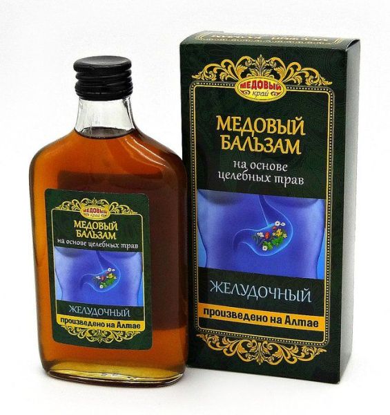 Изображение товара Бальзам медовый Желудочный Медовый Край 250мл Бальзам медовый Желудочный Медовый Край 250мл фотография