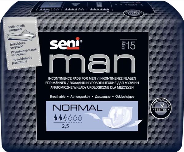 Прокладки урологические Seni Man Normal 15шт фотография